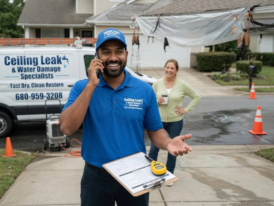 Ceiling Leak Cleanup Rock Falls, IL FAQs